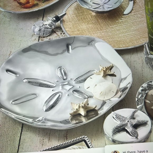 Mariposa Sand Dollar Platter